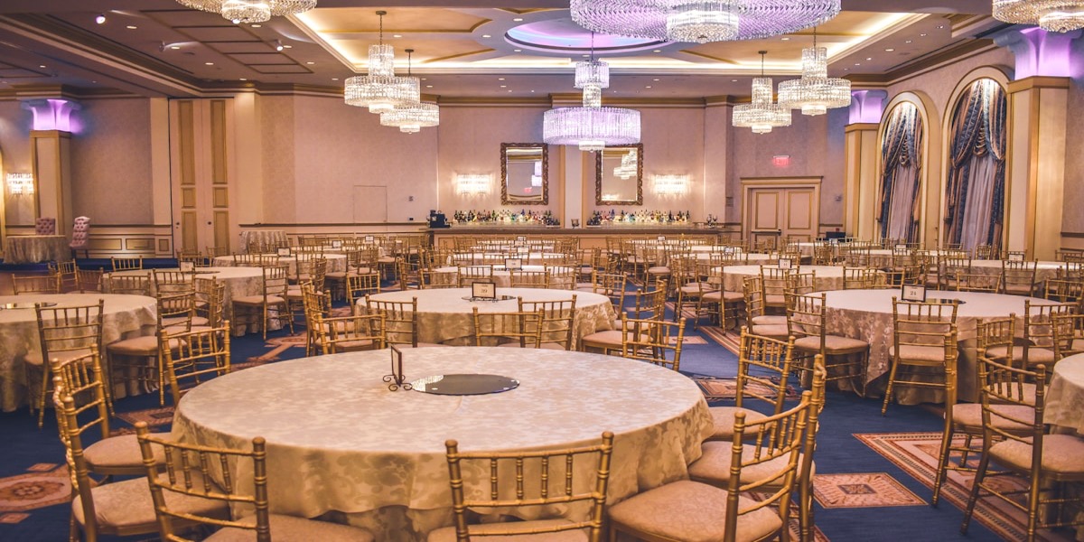 Wedding entertainment setup at a Connecticut venue