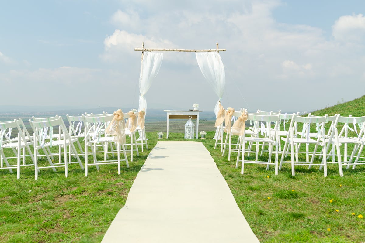 Wedding planning timeline with entertainment schedule